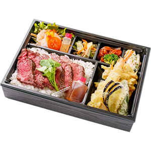 ステーキ重弁当（国産） ¥2,160